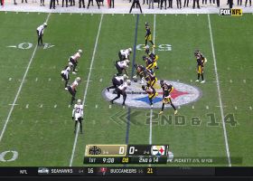 Alontae Taylor blasts Connor Heyward in the flat