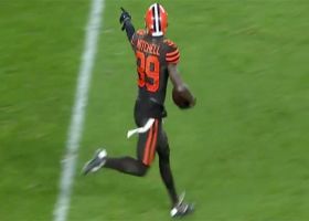 Terrance Mitchell ices Browns' win with crucial INT