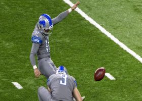 Badgley's 26-yard FG pushes Lions' point total to 27 at half