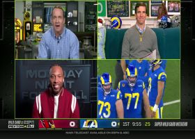 Larry Fitzgerald joins Manning bros on Wild Card broadcast