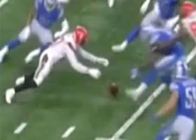 Lions punt hits a Browns player and Lions recover