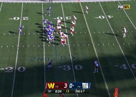 Daron Payne drops Daniel Jones on pivotal 9-yard sack