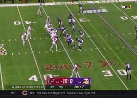 Jeff Gladney's hustle forces fumble on Brian Hill