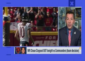 Rapoport: WR Chase Claypool (team decision) out tonight vs. Commanders