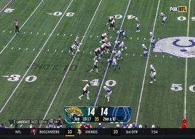 Lawrence's accuracy is absurd on 26-yard dime to Engram