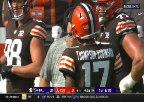 Dorian Thompson-Robinson throws INT directly to Geno Stone in fourth quarter