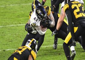 Justice Hill slices through Steelers' front on elusive third-and-long run