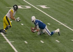 Can't-Miss Play: Matt Ryan and Jonathan Taylor botch a handoff and turnover possession in the red zone