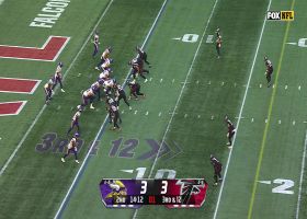 Calais Campbell sacks Joshua Dobbs for safety on QB's first drive as a Viking