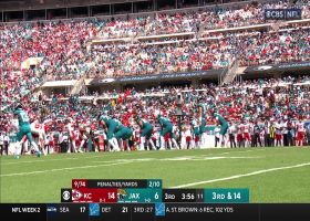 Chris Jones' big-time block of Lawrence's pass forces Jags to punt