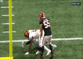 Sam Howell throws laser to Curtis Samuel for 7-yard TD connection