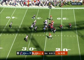 Javonte Williams flashes physicality on 17-yard burst
