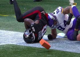 Ebiketie's strip-sack of Dobbs gives Falcons a fresh possession in red zone