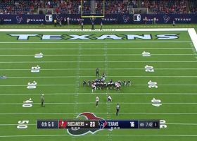 Terrence Brooks takes flight for epic FG block for Houston