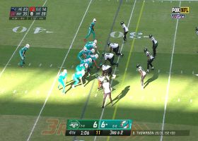 Quincy Williams looks like Ray Lewis on forceful TFL vs. Wilson in crunch time