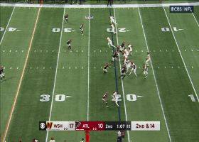 Calais Campbell's takedown of Sam Howell results in 100th career sack