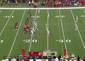 The Saints come marching in! Tom Brady sacked by multiple defenders in a hurry