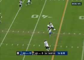 Nyheim Hines finds open space over middle on 19-yard catch and run