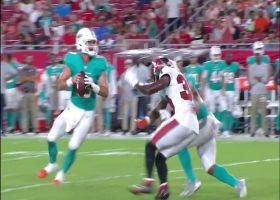 Buccaneers D overwhelms Dolphins for sack