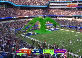 Brandon McManus breaks in Broncos' slime cannons with 54-yard FG | 'NFL Nickmas Game'