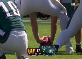 Jake Elliott's 41-yard FG pulls the Eagles within a score at half