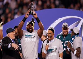 Eagles presented with George Halas trophy following NFC Championship win vs. 49ers