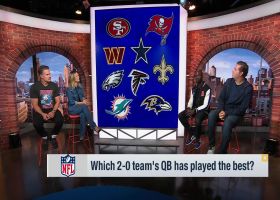 Which undefeated team's QB has played the best? | 'GMFB'