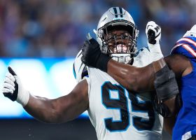 Derrick Brown buries Case Keenum for sack