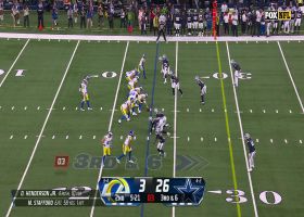 Parsons' near strip-sack forces Rams' incompletion on third down 