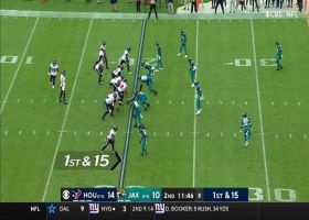 Malcom Brown levels Davis Mills on big sack