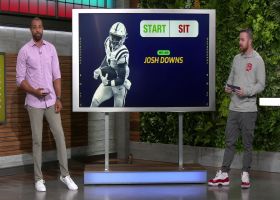 Florio's start/sit decision on Josh Downs vs. Panthers | 'NFL Fantasy Live'