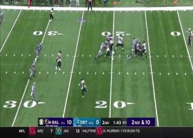 Lamar Jackson improvises for sideline laser to toe-tapping James Proche
