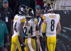 Snell's pylon-diving effort caps off Steelers last-minute TD drive of first half