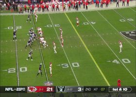 Stidham laser 22-yard completion to Davante Adams