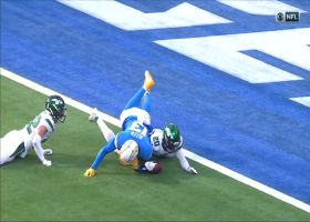 New York Jets deny Keenan Allen TD with goal-line fumble 