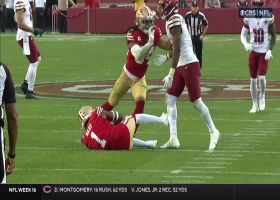 Jimmie Ward nabs third INT of '22 on Heinicke's middle throw