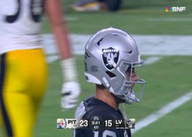 Michael Mayer hauls wide-open two-point conversion to cut Steelers lead to eight points