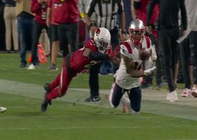 Kendrick Bourne closes out the third quarter with impressive diving catch