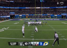 Carlson's 31-yard FG extends Raiders' lead to 13-3 in second quarter