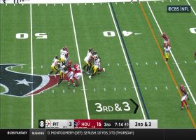 Najee Harris carries host of Texans defenders on 32-yard gain