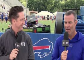 Bills GM Brandon Beane on Damar Hamlin participating in Bills first padded practice of training camp