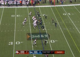 Teddy B shows pinpoint accuracy downfield to Saubert for 21 yards