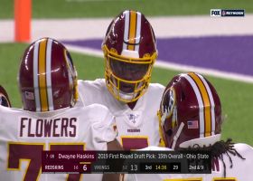 Haskins' first pass of game results in Sprinkle truck-stick move