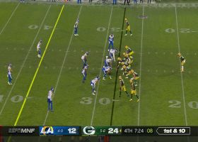 Rodgers finds Romeo Doubs wide open for 23-yard completion