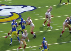 Aaron Donald bats ball at LOS for Jordan Fuller's third INT in two games