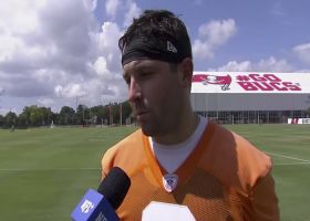 Baker Mayfield gives updates on Bucs' minicamp, playing with Mike Evans and Chris Godwin