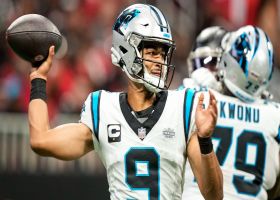 Bryce Young's first NFL TD pass goes to Hayden Hurst in flat