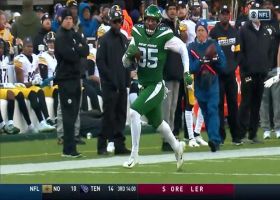 Darnold drops it off to Trevon Wesco for 32-yard catch and run