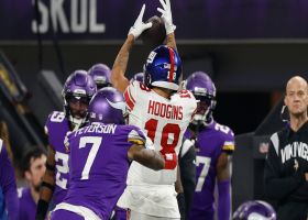 Hodgins' stellar toe-tap grab goes for 19 yards in crunch time