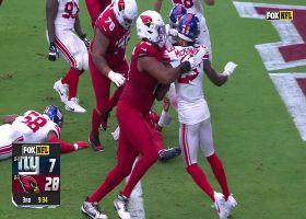 Joshua Dobbs takes QB-sweep run off right side for two-point conversion